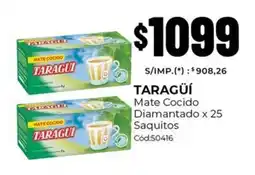 Diarco Taragüí mate cocido diamantado oferta