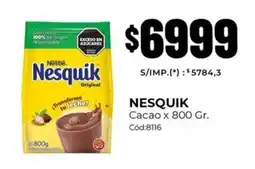 Diarco Nesquik cacao oferta