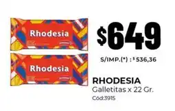 Diarco Rhodesia galletitas oferta