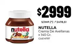 Diarco Nutella crema de avellanas oferta