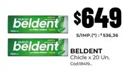 Diarco Beldent chicle oferta