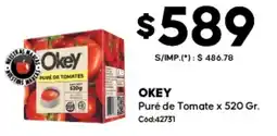 Diarco Okey puré de tomate oferta