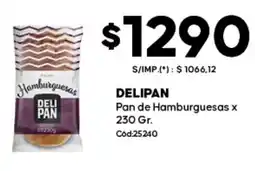 Diarco Delipan pan de hamburguesas oferta