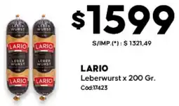 Diarco Lario leberwurst oferta