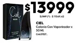 Diarco Ciel colonia con vaporizador oferta