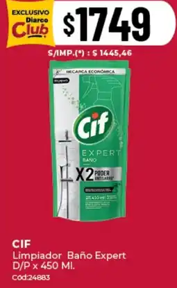Diarco Cif limpiador baño expert d/p oferta