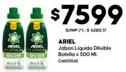 Diarco Ariel jabon liquido diluíble botella oferta