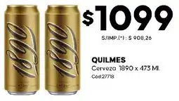 Diarco 1890 quilmes cerveza oferta