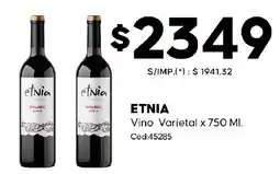 Diarco Etnia vino varietal oferta