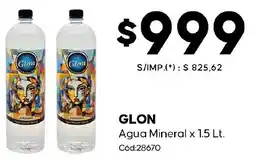 Diarco Glon agua mineral oferta