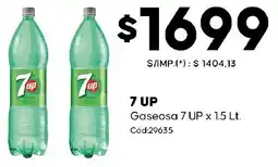 Diarco 7 up gaseosa oferta