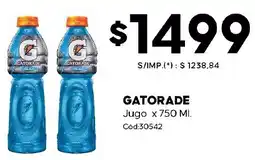 Diarco Gatorade jugo oferta