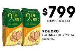 Diarco 9 de oro galletitas oferta