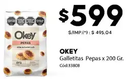 Diarco Okey galletitas pepas oferta