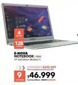 Nexon E-nova notebook oferta