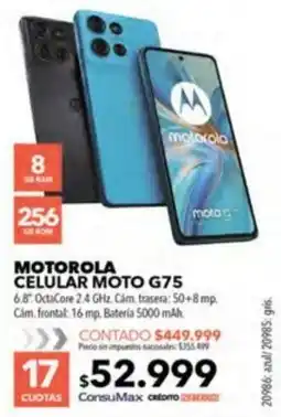 Nexon Motorola celular moto G75 oferta
