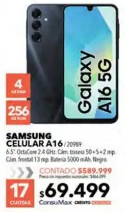 Nexon Samsung celular A16 oferta