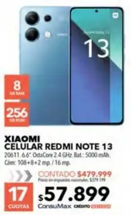 Nexon Xiaomi celular redmi note 13 oferta