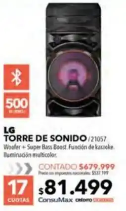 Nexon Lg torre de sonido oferta