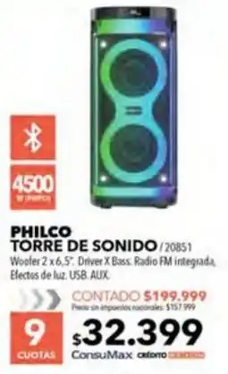 Nexon Philco torre de sonido oferta