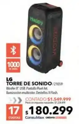 Nexon Lg torre de sonido oferta
