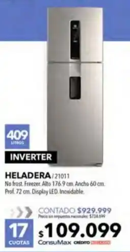 Nexon Electrolux heladera oferta