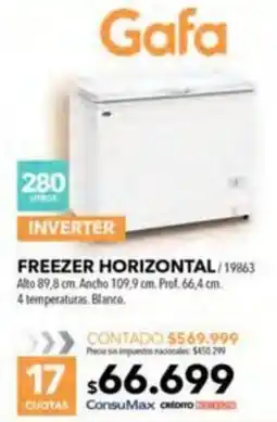 Nexon Gafa freezer horizontal oferta