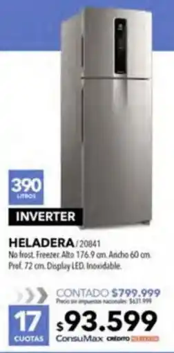 Nexon Electrolux heladera oferta