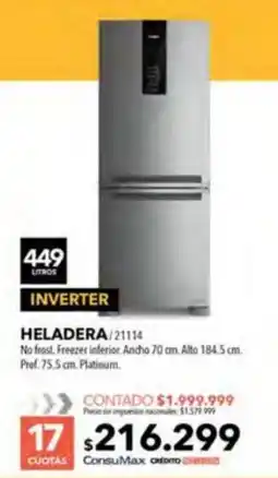 Nexon Whirlpool heladera oferta