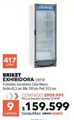 Nexon Briket exhibidora oferta