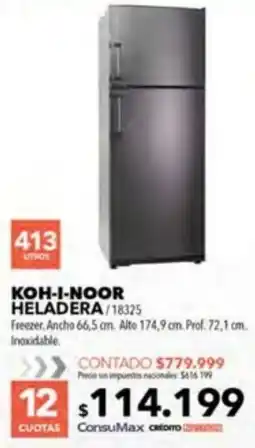 Nexon Koh-i-noor heladera oferta