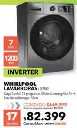 Nexon Whirlpool lavarropas oferta