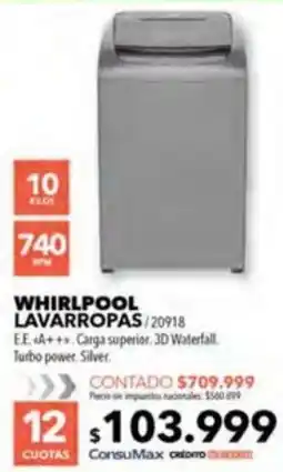Nexon Whirlpool lavarropas oferta