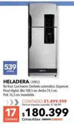 Nexon Drean heladera oferta
