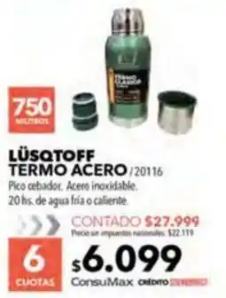 Nexon Lüsqtoff termo acero oferta