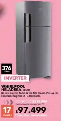 Nexon Whirlpool heladera oferta
