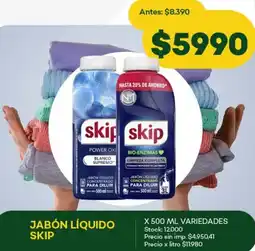Super MAMI Skip jabón líquido oferta
