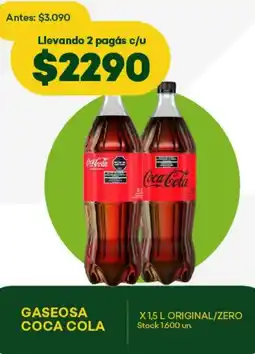 Super MAMI Coca cola gaseosa original/zero oferta