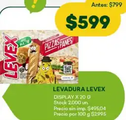 Super MAMI Levex levadura display oferta