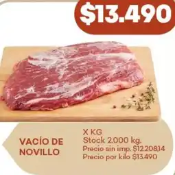 Super MAMI Vacío de novillo oferta