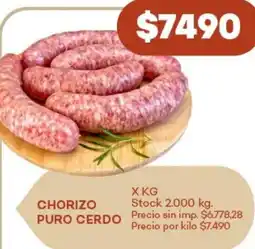 Super MAMI Chorizo puro cerdo oferta