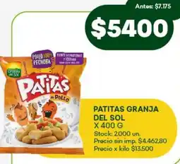 Super MAMI Patitas granja del sol oferta