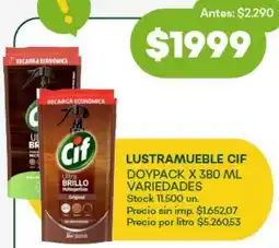 Super MAMI Cif lustramueble doypack oferta