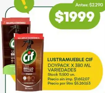 Super MAMI Cif lustramueble doypack oferta
