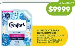 Super MAMI Comfort suavizante para ropa clásico doypack oferta