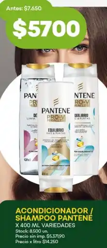 Super MAMI Pantené acondicionador / shampoo oferta
