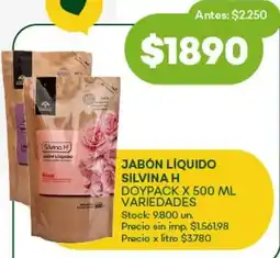 Super MAMI Jabón líquido silvina h doypack variedades oferta