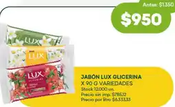 Super MAMI Lux jabón glicerina variedades oferta