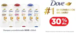 Super MAMI Dove shampoo y acondicionador oferta