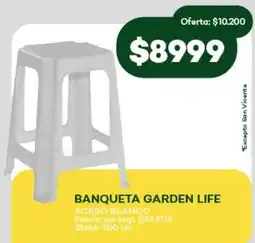 Super MAMI Banqueta garden life oferta